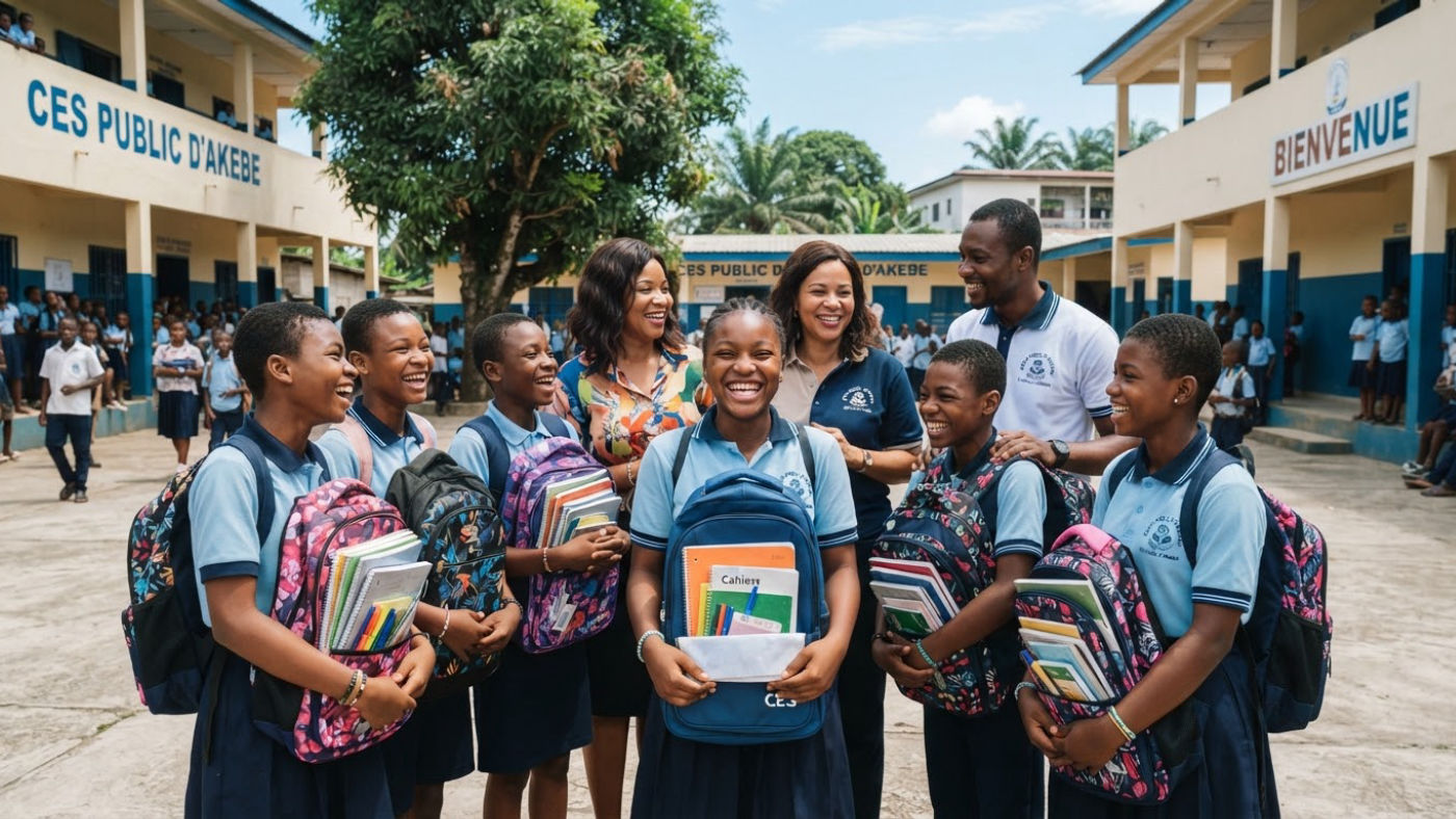 Remise des kits scolaires de la rentree